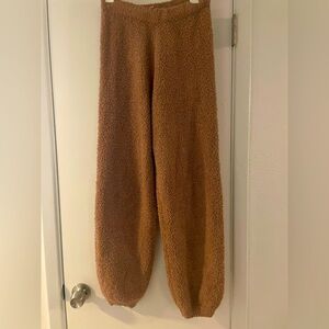 Skims teddy bear pants 
some wear in crotch region